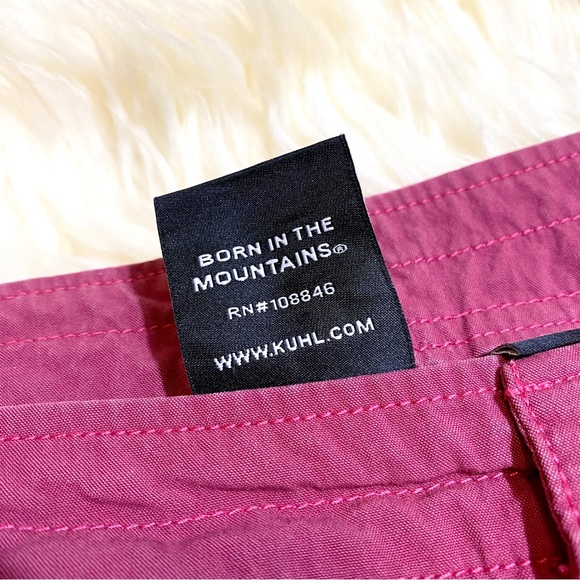 Kuhl Free Range Shorts 6 1/2" in Burgundy - Picture 8 of 12